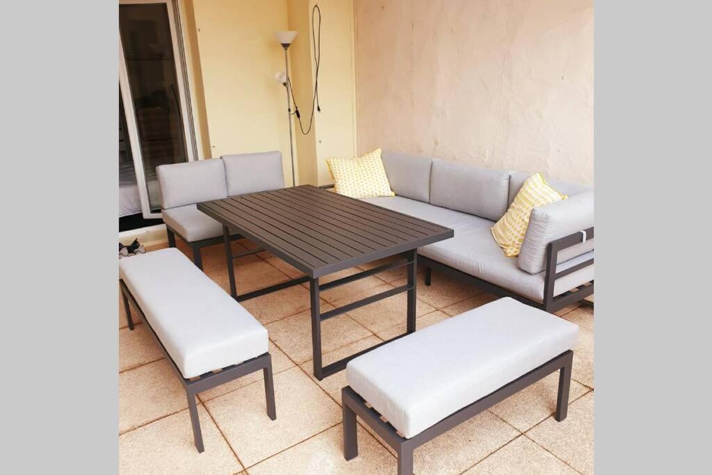 Appartement 2 Terrasses Le "Fontenoy" Canet-en-Roussillon Buitenkant foto